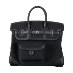 11 Hermès Replica - Birkin 25 Cargo Black Palladium HW Front 1:1 Hermès Replica - Birkin 25 Cargo Black Palladium HW