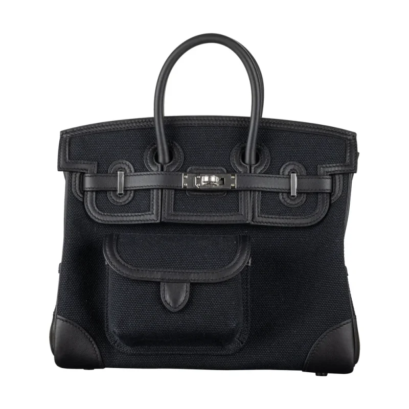 1:1 Hermès Replica – Birkin 25 Cargo Black Palladium HW - Premium Alternative Bag