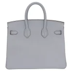 11 Hermès Replica - Birkin 25 HSS Bleu Brume Chèvre Palladium HW Back