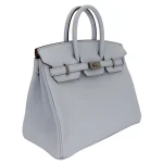 11 Hermès Replica - Birkin 25 HSS Bleu Brume Chèvre Palladium HW Side1