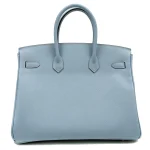 11 Hermès Replica - Birkin 35 Bleu Lin Epsom Palladium HW Back