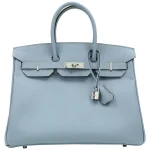 11 Hermès Replica - Birkin 35 Bleu Lin Epsom Palladium HW Front 1:1 Hermès Replica – Birkin 35 Bleu Lin Epsom Palladium HW
