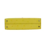 11 Hermès Replica - Kelly II Sellier Mini Jaune Citron Ostrich Palladium HW Bottom
