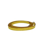 11 Hermès Replica - Kelly II Sellier Mini Jaune Citron Ostrich Palladium HW Detail2