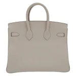 Artisan-Grade Hermès Dupes - Birkin 25 Craie Togo Rose Gold HW Back