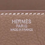 Artisan-Grade Hermès Dupes - Birkin 30 Etoupe Togo Palladium HW Logo