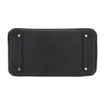 Artisan-Grade Hermès Dupes - Birkin 35 Black Togo Gold HW Bottom