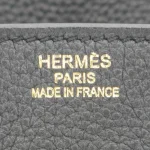 Artisan-Grade Hermès Dupes - Birkin 35 Black Togo Gold HW Logo