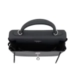 Artisan-Grade Hermès Dupes - Kelly 25 Retourne Gris Misty Togo Palladium HW Interior