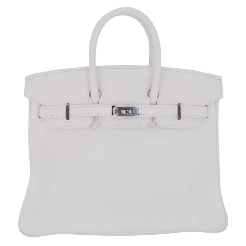 Best Replica Hermes - Birkin 25 HSS White Clemence Palladium HW