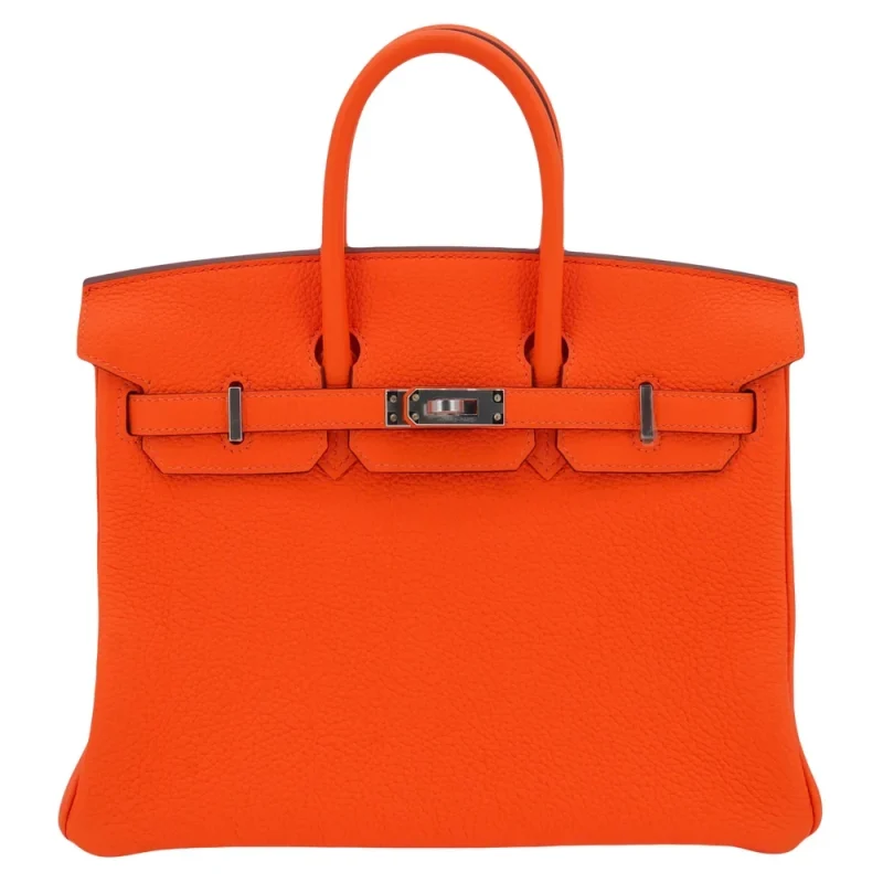 Best Replica Hermes - Birkin 25 Orange Minium Togo Palladium HW