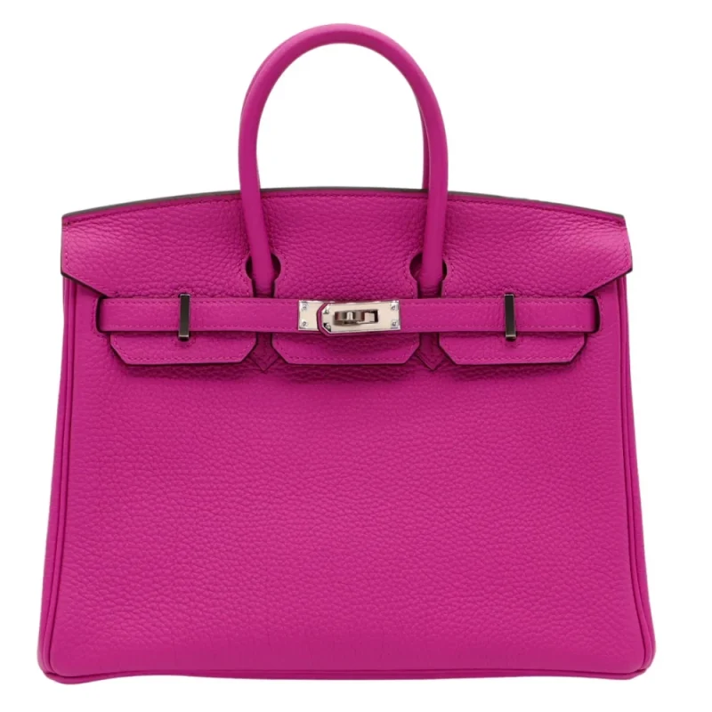 Best Replica Hermes - Birkin 25 Rose Magnolia Togo Palladium HW