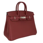 Best Replica Hermes - Birkin 25 Rouge H Togo Palladium HW Side1