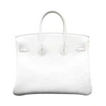 Best Replica Hermes - Birkin 25 White Clemence Gold HW Back