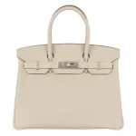 Best Replica Hermes - Birkin 30 Craie Togo Palladium HW Front Best Replica Hermes - Birkin 30 Craie Togo Palladium HW
