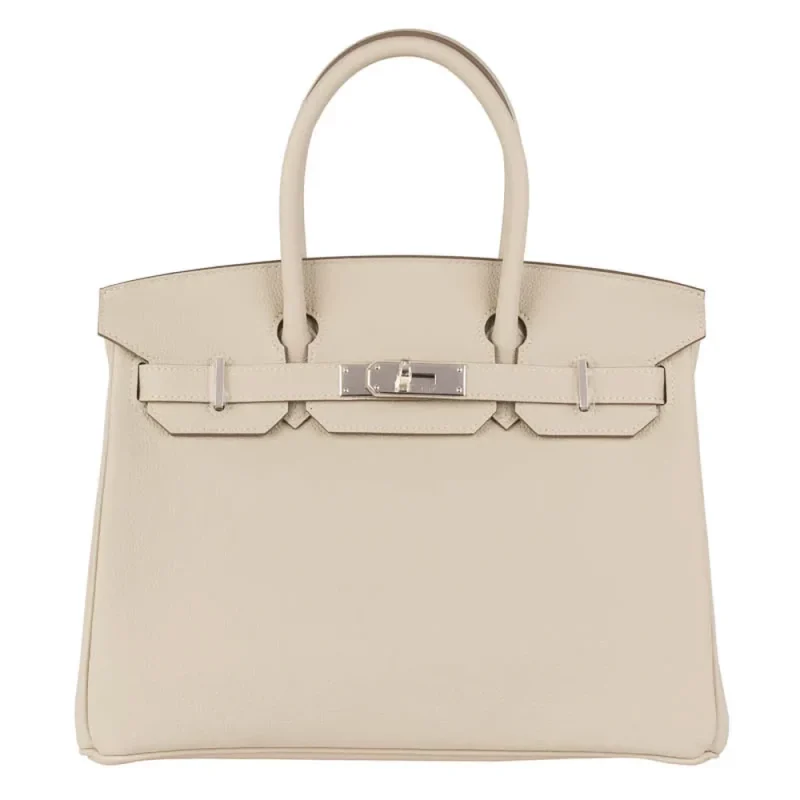 Best Replica Hermes – Birkin 30 Craie Togo Palladium HW - Designer Inspired Luxury Bag