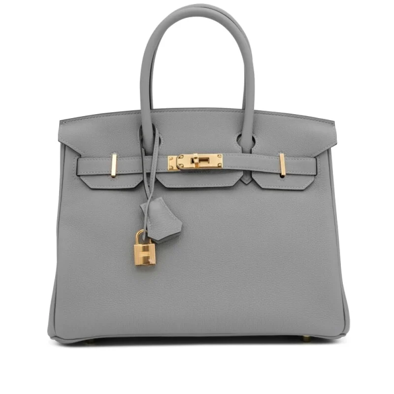 Best Replica Hermes – Birkin 30 Gris Mouette Togo Gold HW - Premium Alternative Bag