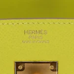 Best Replica Hermes - Birkin 30 Lime Epsom Gold HW Logo
