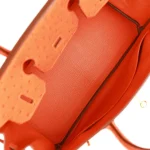 Best Replica Hermes - Birkin 30 Tangerine Ostrich Gold HW Interior