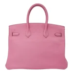 Best Replica Hermes - Birkin 35 Bubblegum Togo Palladium HW Back