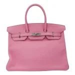 Best Replica Hermes - Birkin 35 Bubblegum Togo Palladium HW Front Best Replica Hermes – Birkin 35 Bubblegum Togo Palladium HW