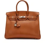 Best Replica Hermes - Birkin 35 Fauve Barenia Palladium HW