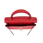 Best Replica Hermes - Kelly 25 Retourne Bougainvillea Matte Alligator Gold HW INterior