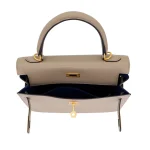 Best Replica Hermes - Kelly 25 Sellier HSS Gris Tourterelle Chèvre Brushed Gold HW Interior