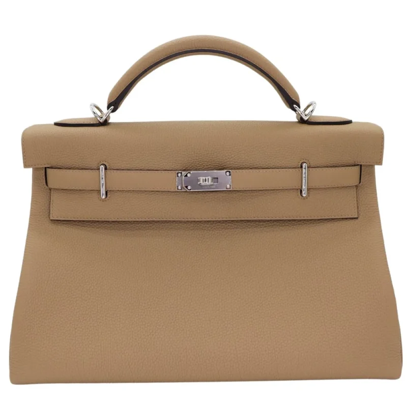 Best Replica Hermes Kelly 42 Maxi Beige Marfa Togo Bag