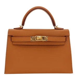 Best Replica Hermes Kelly II Mini HSS Gold/Black | Buy Now