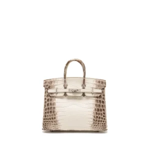 Hermès Birkin 25 Blanc Himalaya Replica - Silver HW