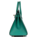 Hermès Birkin 25 Epsom Vert Jade Gold HW - Premium Replica Side1
