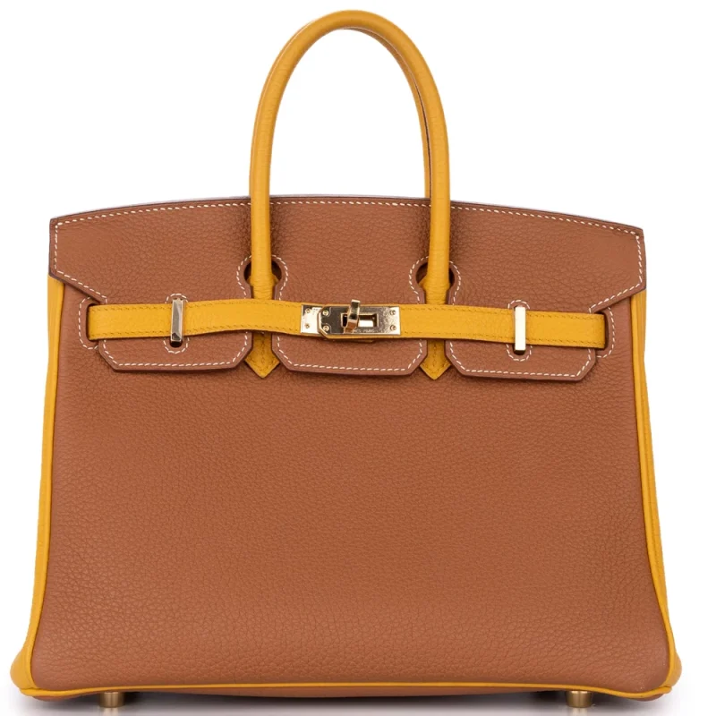 Hermès Birkin 25 HSS Togo Gold Jaune Gold HW – High-End Inspired - Designer Inspired Luxury Bag