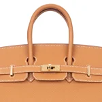 Hermès Birkin 25 Sellier Epsom Gold Gold HW - Premium Replica Detail1