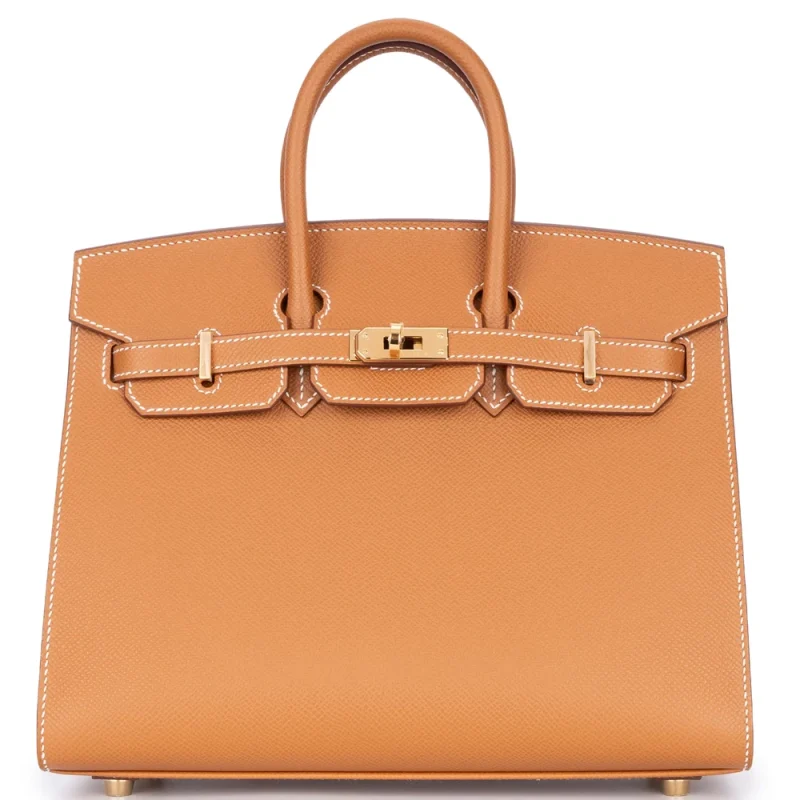 Hermès Birkin 25 Sellier Epsom Gold Gold HW – Premium Replica - Premium Alternative Bag