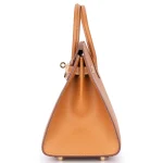 Hermès Birkin 25 Sellier Epsom Gold Gold HW - Premium Replica Side1