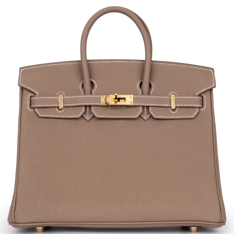 Hermès Birkin 25 Togo Etoupe Gold HW – 1:1 Replica - Premium Alternative Bag