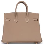Hermès Birkin 25 Togo Etoupe Gold HW - High-End Inspired Back