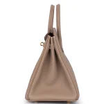 Hermès Birkin 25 Togo Etoupe Gold HW - High-End Inspired Side1