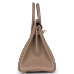 Hermès Birkin 25 Togo Etoupe Gold HW - High-End Inspired Side2