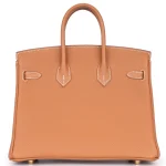 Hermès Birkin 25 Togo Gold Gold HW - Artisan-Grade Dupes Back