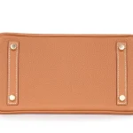 Hermès Birkin 25 Togo Gold Gold HW - Artisan-Grade Dupes Bottom