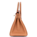 Hermès Birkin 25 Togo Gold Gold HW - Artisan-Grade Dupes Side1