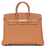 Hermès Birkin 25 Togo Gold Gold HW - Best Replica