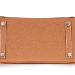 Hermès Birkin 25 Togo Gold Palladium HW - 11 Replica Bottom