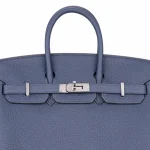 Hermès Birkin 25 Veau Togo Bleu Navy Palladium HW - High-End Inspired Detail1
