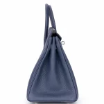 Hermès Birkin 25 Veau Togo Bleu Navy Palladium HW - High-End Inspired Side2
