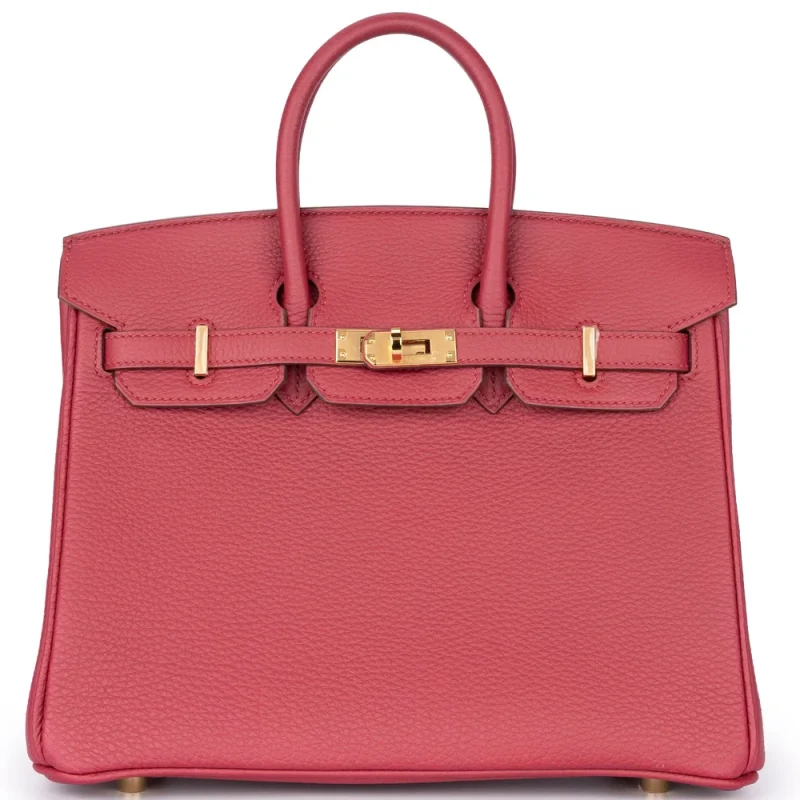 Hermès Birkin 25 Veau Togo Rubis Gold HW – Artisan-Grade Dupes - Designer Inspired Luxury Bag