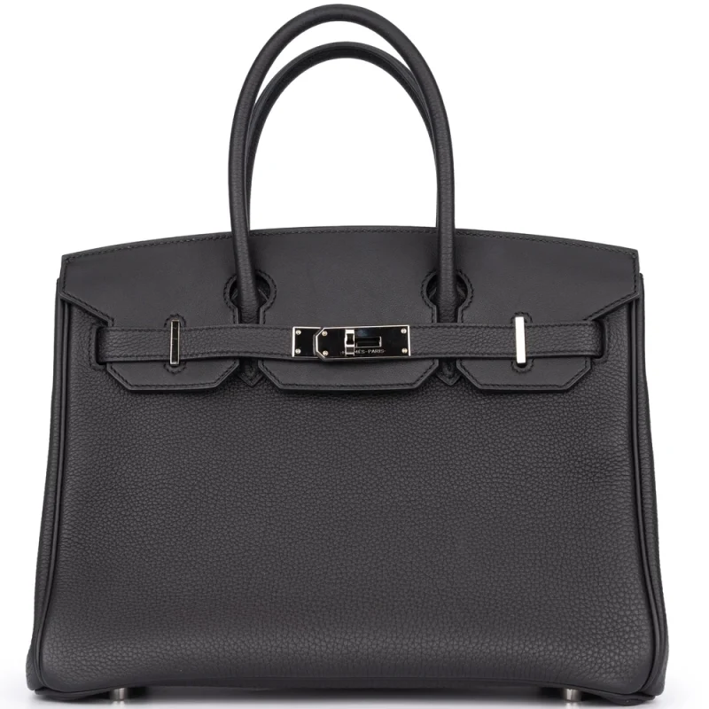 Hermès Birkin 30 3 in 1 Black Togo Swift Palladium HW – Best Replica - Premium Alternative Bag