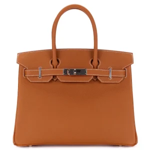 Hermès Birkin 30 Epsom Gold Palladium HW - Mirror Quality